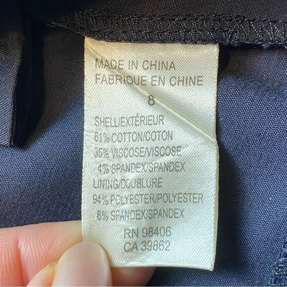 Theory Dark Blue Angeline Sleeveless Jumper Dress Size 8 - Picture 4 of 11